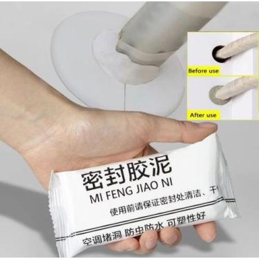 Imagem de Cola Vedação De Buraco Parede Massa Modelar Ar Condicionado - SOOL BOM