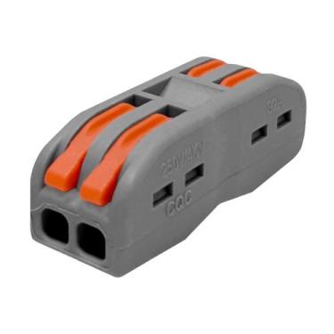 Imagem de Conector Eletrico De Emenda Rapida 2 Fios Modelo 222 - ENG