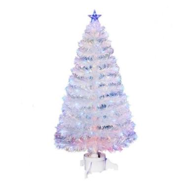 Imagem de Árvore De Natal Fibra Ótica 90cm com 100 Galhos Led Bivolt