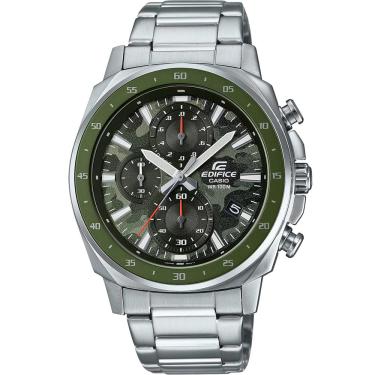 Imagem de Relógio Casio Masculino Ref:Efv-600d-3cvudf Edifice Cronógrafo Prateado