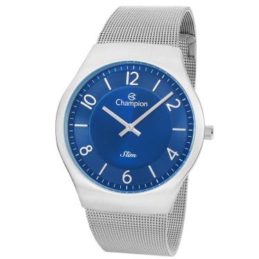 Imagem de Relógio Champion Masculino Ref:Ca21848f Slim Prateado