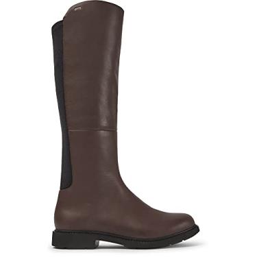 Imagem de Camper Bota cano alto feminina Mil Knee, Marrom escuro, 9
