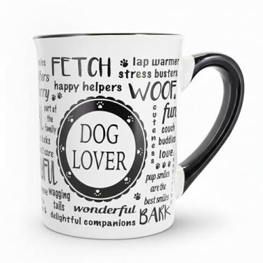 Imagem de Caneca para cães, caneca de café de cerâmica para amantes de cães de 473 ml, presentes de Natal para mulheres, homens, donos de cães, mamãe de cachorro, presentes para pais, presentes para amantes de