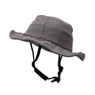 Imagem de menolana Boné para capacete de bicicleta, chapéu de surfe, aba larga, moderno, tipo chapéu para ciclista, para mulheres, unissex, ciclismo, deslocamento diário, Gray L