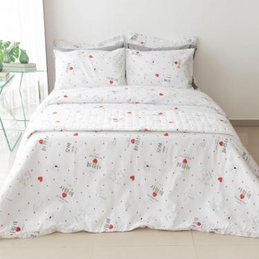 Imagem de Capa Duvet Para Edredom King Essencialle Com Ziper 1 Peça - Dorameira