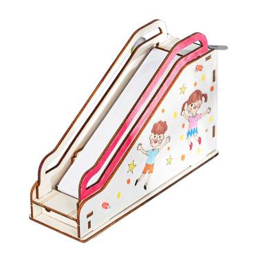 Imagem de Kit de experimentos científicos, modelo de escada rolante elétrica de madeira