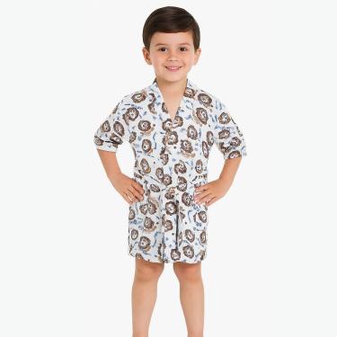 Imagem de Roupão Infantil Malha Felpuda Com Capuz 230g-m² Bene Casa