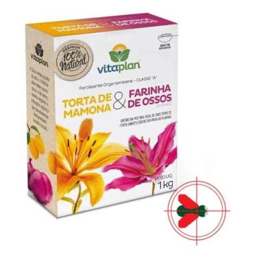 Imagem de Fertilizante Torta De Mamona E Farinha De Ossos Vitaplan 1kg - Nutripl