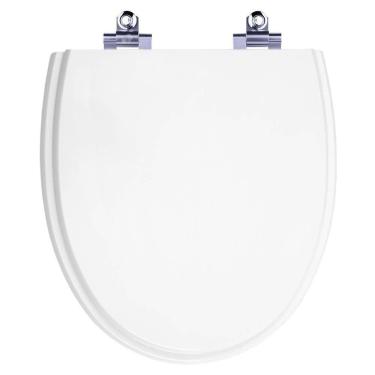 Imagem de Assento Sanitário Laqueado Soft Close Eros Branco Para Vaso