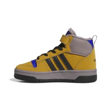 Imagem de adidas Tênis infantil unissex Break Start Mid Top, Bronze/Preto/Óxido Taupe Preloved, 20