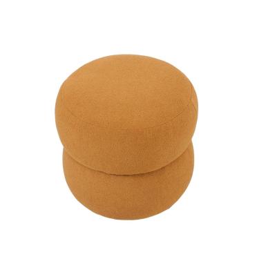 Imagem de Puff Respiro Poliéster Amarelo Ocre