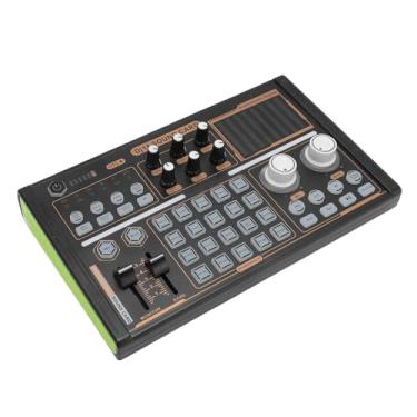 Imagem de SUNGOOYUE Placa de Mixagem de Som Com Vários Efeitos Sonoros e Cancelamento de Ruído para Transmissão Ao, Adequada para DJs e Streamers, Taxa de Amostragem de 48 KHz
