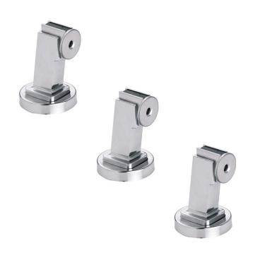 Imagem de Kit 3 Prendedor Batedor Porta Magnetico Cromado U. Mundial