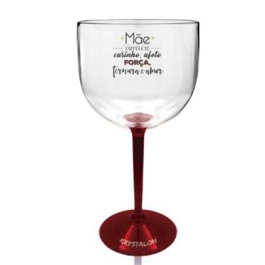 Imagem de Taça Gin Bicolor Vermelha Para Dia Das Mães - Meu Exemplo - Krystalon