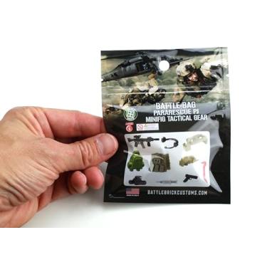 Imagem de Battle Brick Battle Bag Pararescue PJ Weapons Pack Compatible with Lego® Figures