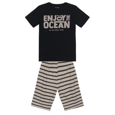 Imagem de Conjunto Infantil Menino Em Puff Brandili-Masculino