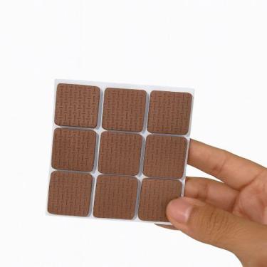 Imagem de Protetor Adesivo EVA Quadrado 2,5cm Móveis Piso Mesa Cama Vidro Parede