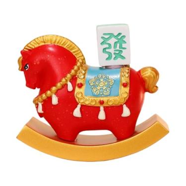 Imagem de Cavalo De Balanço Chinês Decorativo,Figurino de Resina Chinesa para Casa - Ornamentos Vintage de Cavalo de Balanço | Para Decoração de Casa, Escritório, Sala de Estar, Festa,