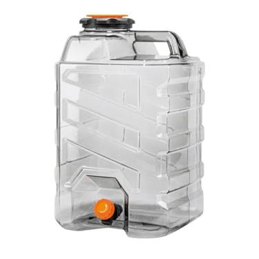 Imagem de kowaku Balde dispensador de água à prova de vazamentos, recipiente reutilizável para armazenamento de bebidas, recipiente para transporte de água, barril, 24l