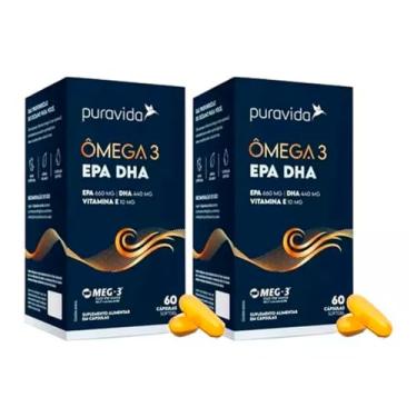 Imagem de Kit 2x Ômega 3-660 Mg De Epa - 440 Mg De Dha - Pura Vida