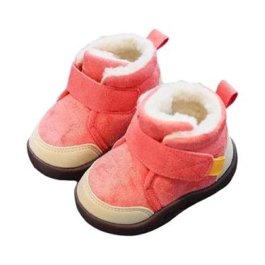 Imagem de Botas De Inverno Para Bebês, Calçados Quentes De Pelúcia, Tênis De Nev