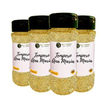 Imagem de Tempero Importado Ana Maria Alta Qualidade Pote Com Dosador Kit 4 50g 