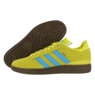Imagem de adidas Tênis de skate masculino Busenitz, Amarelo/Sky Rush/Gum-amarelo, 45