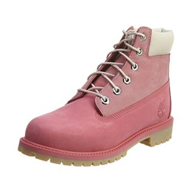 Imagem de Bota Timberland Pokey Pine de 15 cm com fecho de zíper lateral, Pink/Pink, 6 Toddler