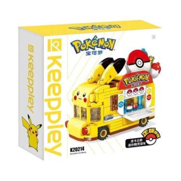 Imagem de Blocos De Montar DIY Para Crianças, Modelo De Caminhão De Comida Pokem