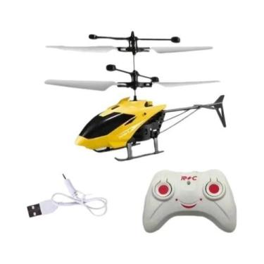 Imagem de Mini Drone RC Recarregável Sem Controle Remoto, Brinquedo Helicóptero 