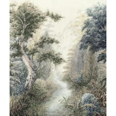 Imagem de Painel De Parede Belize Paisagem Verde E Bege Ph6001 - Grandeco