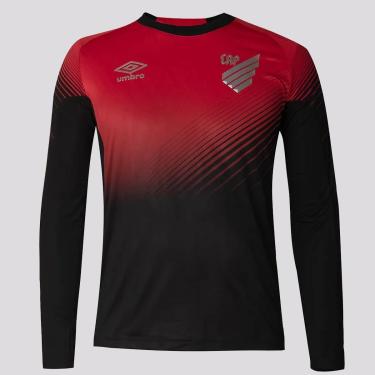 Imagem de Camisa Manga Longa Umbro Athletico Paranaense I 2025 Masculina-Masculino