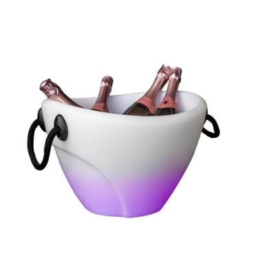 Imagem de Champanheira 4 Garrafas com Luz LED – Balde de Gelo 13L Super Luxo