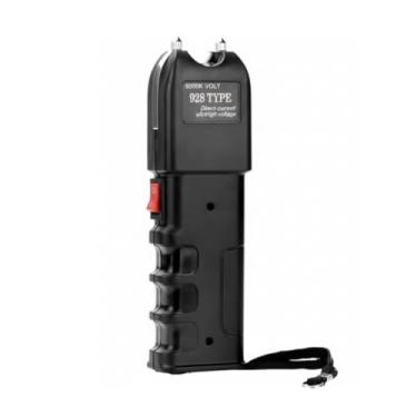 Imagem de Lanterna Tática 2 em 1 Lanterna LED + Autodefesa Proteção Individual Segurança Pessoal Recarregável (110/220) - 12.000v - Próprio para Uso no Campo ou Cidade