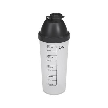 Imagem de Shakeira 500 Ml Copo Transparente Tampa Preto Linha Nutri Coza Preto Coza