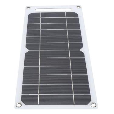 Imagem de aqxreight Carregador de Painel Solar USB 6W Carregador de Painel Solar de Silício Monocristalino de Alta Eficiência para Telefone, Computador, Câmera, Eletricidade Se Preocupa Com a Energia da Luz