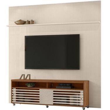 Imagem de Painel Para Tv 75 Polegadas Composição Bancada Prestigio Naturale/off White