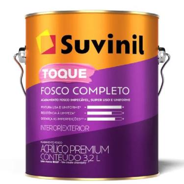 Imagem de Tinta Acrílica 3,2 Litros Toque Fosco Completo Base C2 - 50841589 - SU