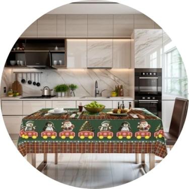 Imagem de Toalha de Mesa Plástica Térmica PVC 4 Lugares 1,40 x 1,40m Natal