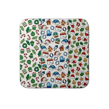 Imagem de Ladrilho Decorativo de Cerâmica com Estampa Natalina Padrão