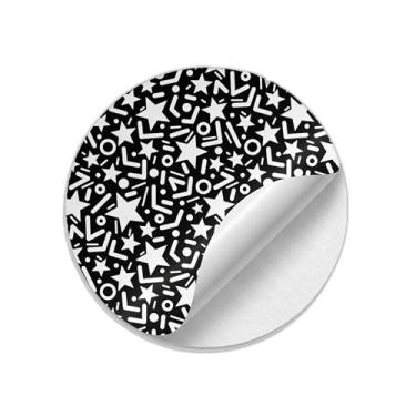 Imagem de Ladrilho Decorativo de Cerâmica Estampa de Vetor Sem Costura com Estrelas e Palitos