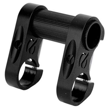 Imagem de KIMISS Haste Dobrável para Guidão de Bicicleta, Haste Dupla de Liga de Alumínio de 25,4 Mm para Maior Estabilidade e Segurança Ao Andar de Bicicleta (Preto)