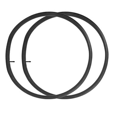 Imagem de KIMISS Tubo de Bicicleta de 2 Unidades Com Válvula - Tubo Interno de Roda Pequena para Bicicletas Dobráveis, Acessório de Ciclismo de Borracha Butílica para Estradas e de Montanha (27,5 * 1,95/2,125)