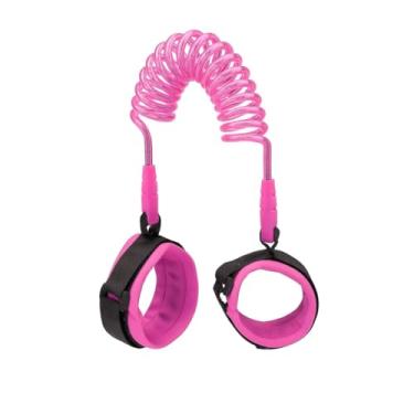 Imagem de Pulseira Infantil de Seguranca Ideal para Passeios Viagens e Locais Movimentados com Tranquilidade (Rosa)