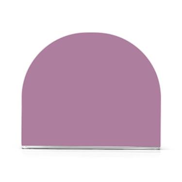 Imagem de Porta-guardanapos de acrílico Opera Mauve, porta-guardanapos em forma de U, moderno, suporte de guardanapo vertical