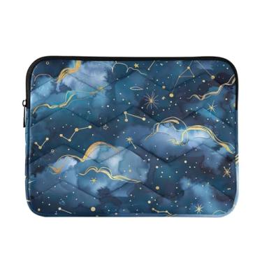 Imagem de Bolsa para laptop Constelations, capa durável para laptop para viagens de trabalho, bolsa masculina para laptop de 33 a 35 cm