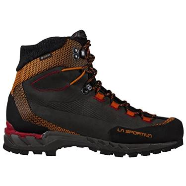Imagem de La Sportiva Bota masculina Trango Tech de couro GTX para montanhismo/caminhada, carbono/sol havaiano, 36