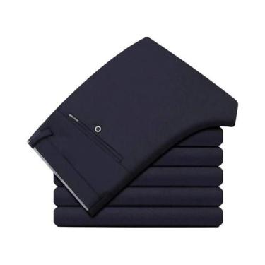 Imagem de Calças De Terno Masculino Para Negócios Primavera Outono Verão Finas F