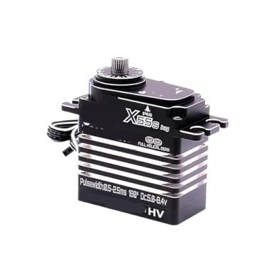 Imagem de Indução magnética de alto torque 8,4 V sem escovas 55 kg servo aço helicoidal engrenagem impermeável IP68 (55 kg 270 graus)