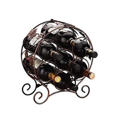 Imagem de Rack de vinho empilhável de nível compatível com garrafas - perfeitamente compatível com bar adega de porão armário despensa etc. Suportes dobráveis para garrafas de vinho (cor: preto Tamanho: 31x16x